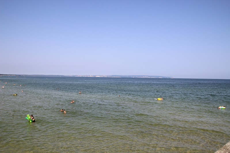 am Strand von Binz