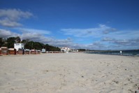 am Strand von Binz