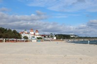am Strand von Binz