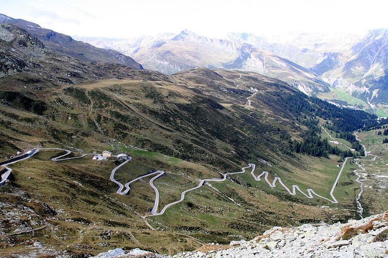der Splügenpass ( Wikipedia )