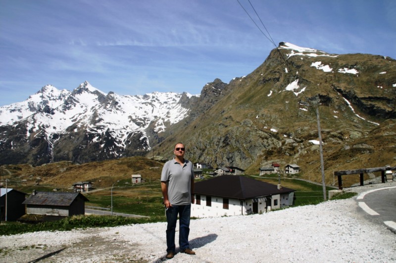 auf dem Splügenpass