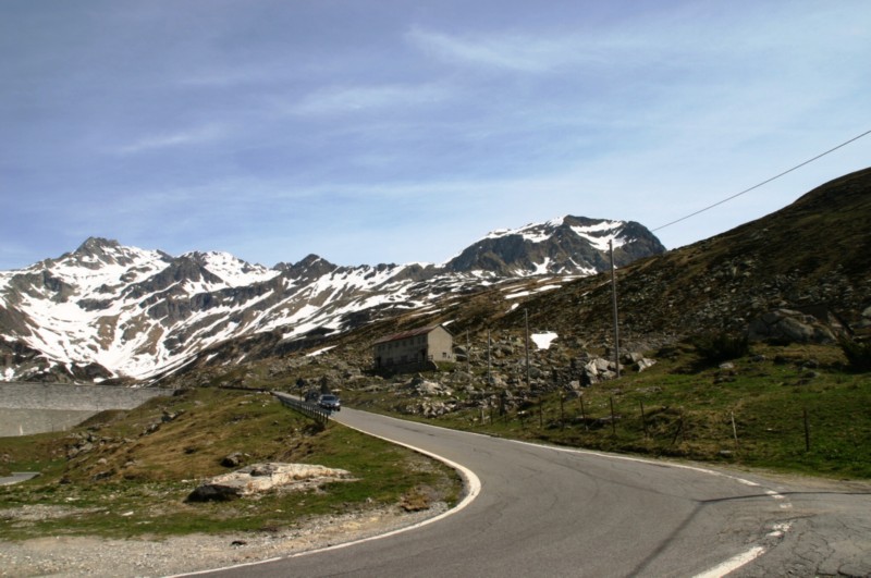 auf dem Splügenpass