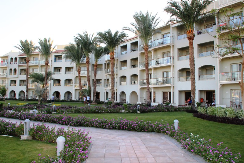 die Hotelanlage