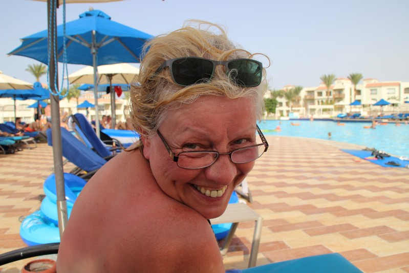 am Pool