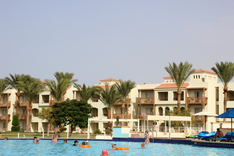 am Pool