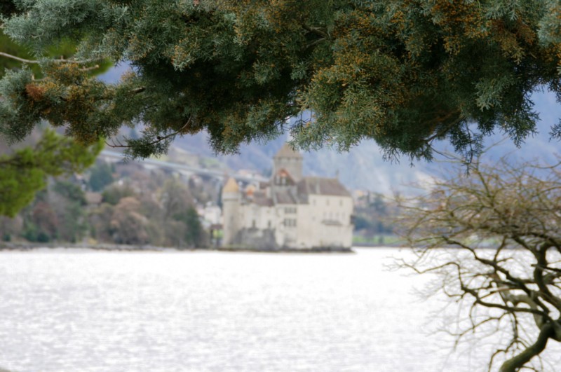 Blick auf Château de Chillon