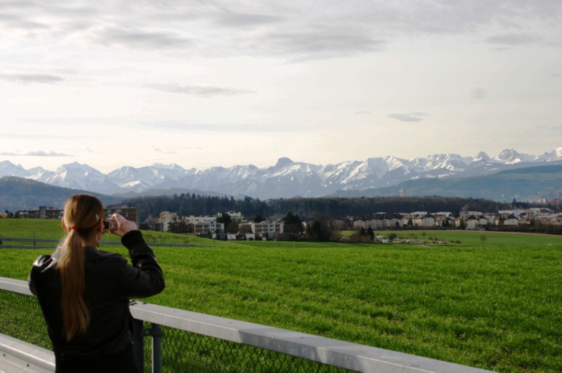 Rast bei der Hinfahrt 
