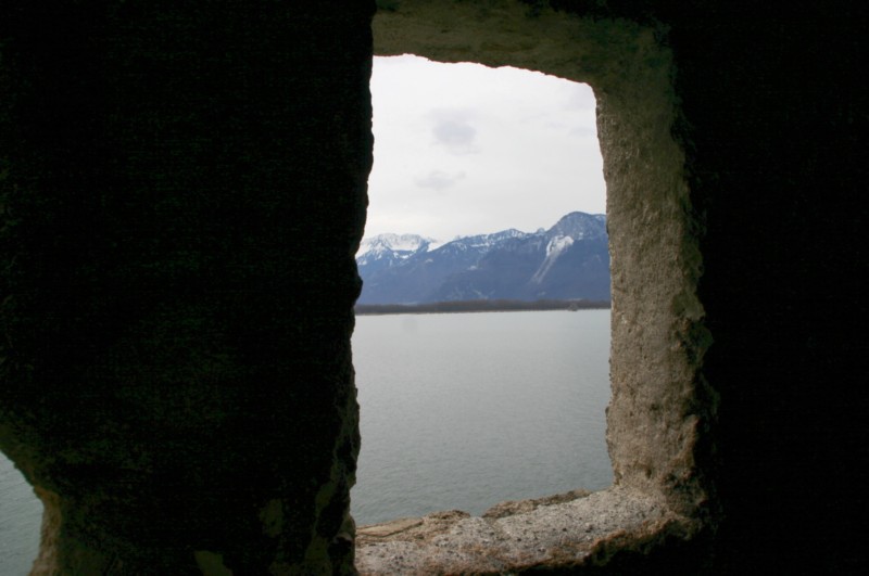Blick aus dem Château de Chillon