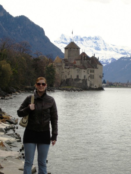 Janine mit Wasserschloss