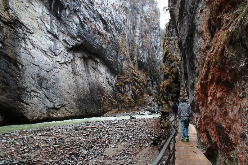 in der Aareschlucht Meiringen