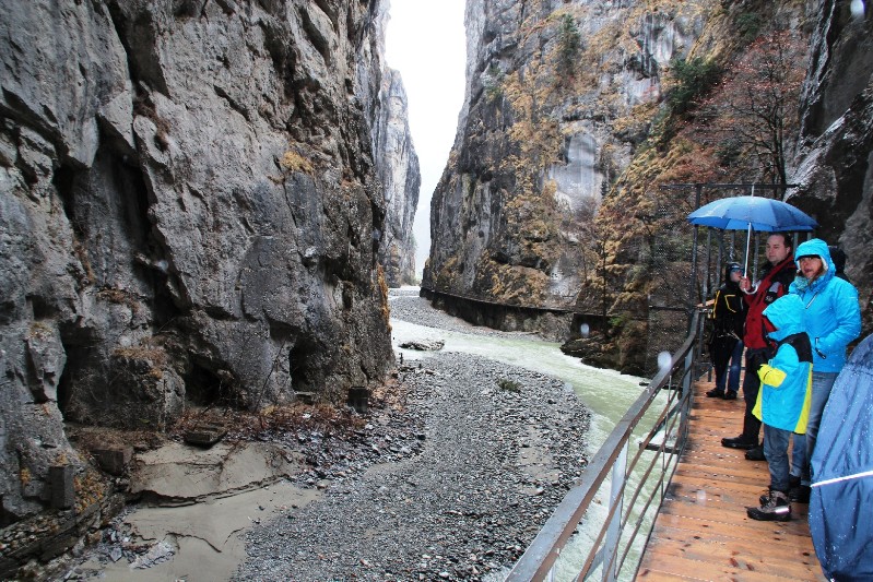 in der Aareschlucht Meiringen