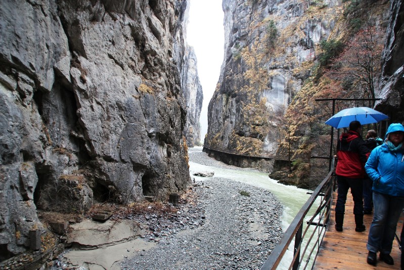 in der Aareschlucht Meiringen