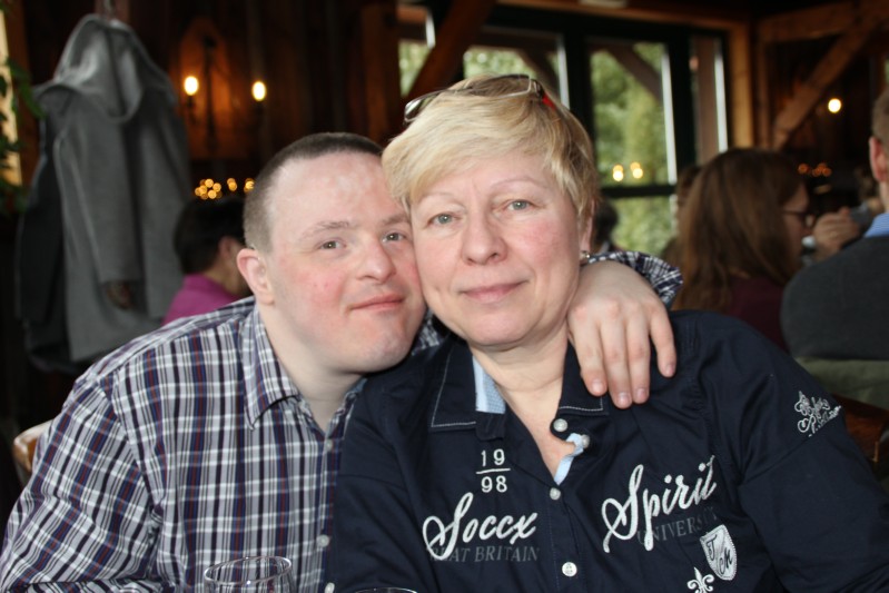 Jan mit seiner Mutti