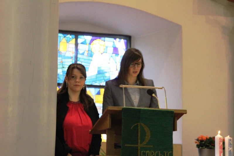 in der Kirche