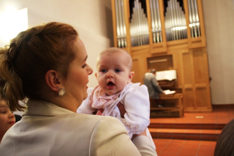 in der Kirche