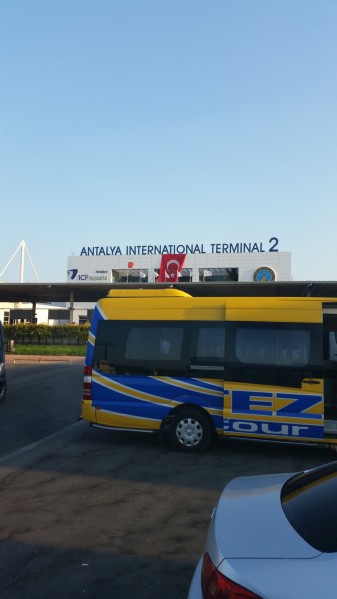 Ankunft in Antalya