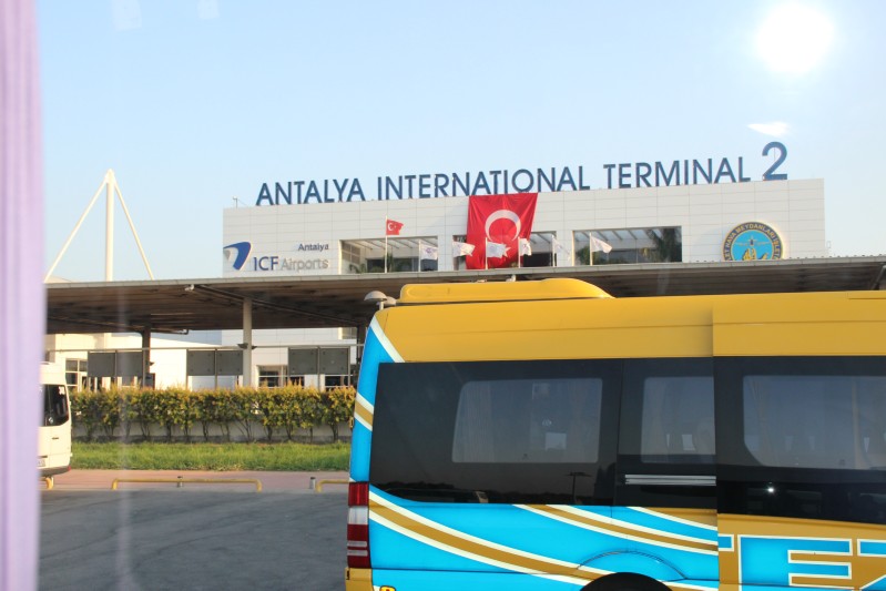 Ankunft in Antalya