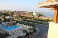 Blick vom Balkon