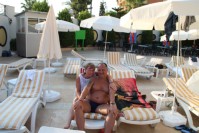 braungebrannte Urlauber
