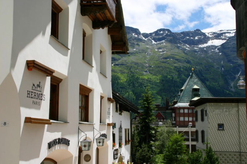 Besuch am Sonntag in St. Moritz