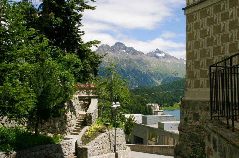 Besuch am Sonntag in St. Moritz