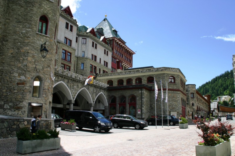 Besuch am Sonntag in St. Moritz