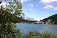 Besuch am Sonntag in St. Moritz