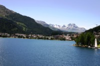 Besuch am Sonntag in St. Moritz