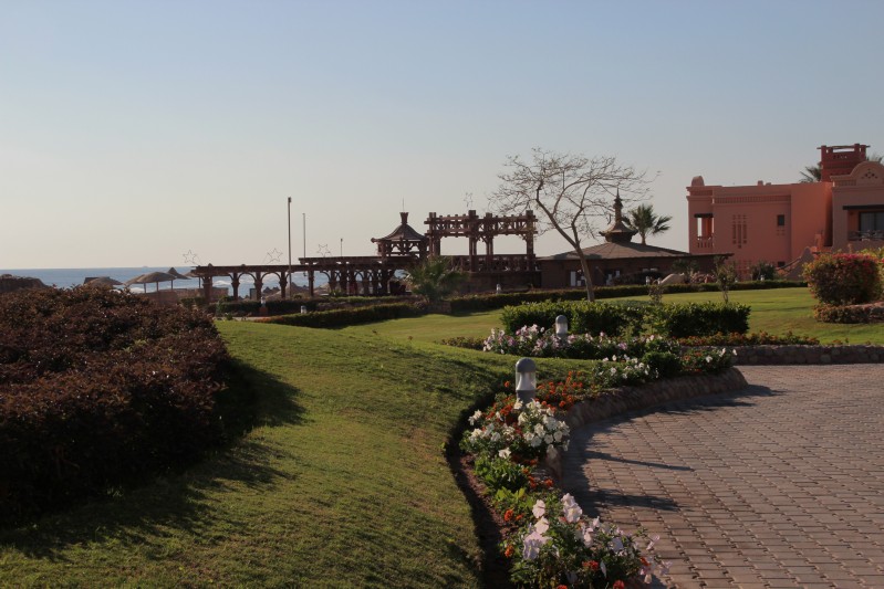 die Hotelanlagen