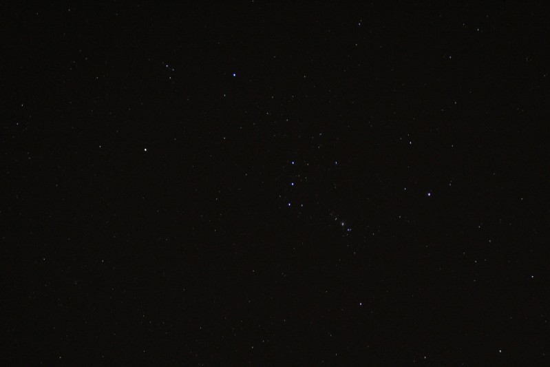 klarer Sternenhimmel - wer erkennt den Orion ?