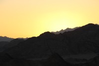 die Sonne ist schon fast weg